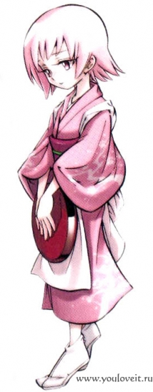 Тамао в кимоно