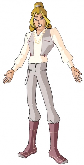 Скай в смешном наряде