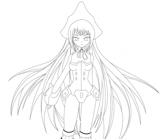 Раскраска шаман кинг Джин