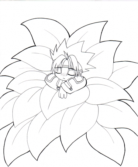 Раскраска шаман кинг Хоро