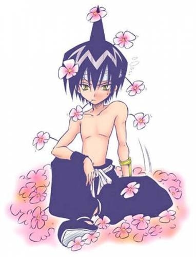 Лен в цветах