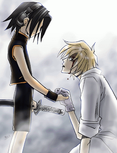 Йо протягивает руку Фаусту