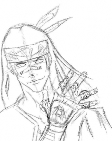 Силва Патч набросок