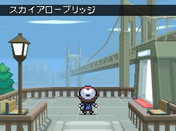 Pokemon Black & Pokemon White скриншот из игры, город