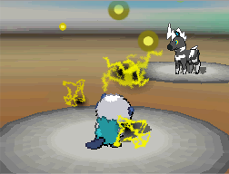 Покемоны черно-белая серия, геймплей картинка