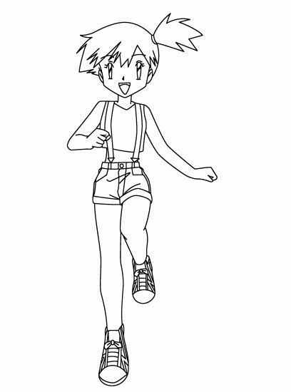 Pokemon раскраски Митси