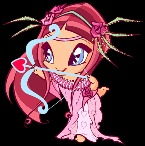 Пикси Аморе с луком