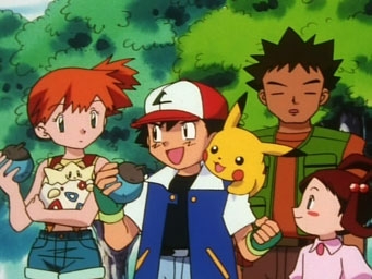 Кадр из 3 сезона аниме покемоны, The Johto Journeys