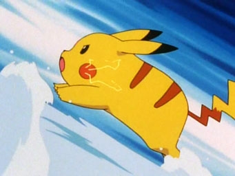 Кадр из аниме Покемон, Путь мастера