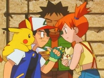 Кадр из аниме Покемон, Путь мастера