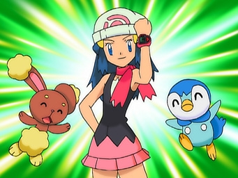 Картинка Покемон Алмаз и Жемчуг, Доун Хикари