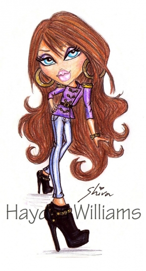 Рисунок Хайден Виллиама новая Братц Шира