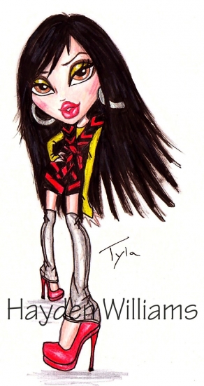 Рисунок Хайден Виллиама новая Братц Тила