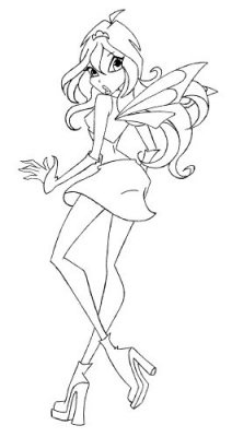 Раскраска Bloom