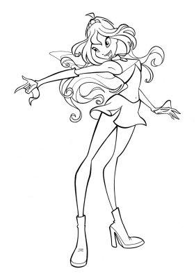 Раскраска Bloom Winx