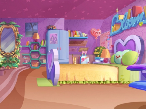Комната Блум в 5м сезоне Винкс