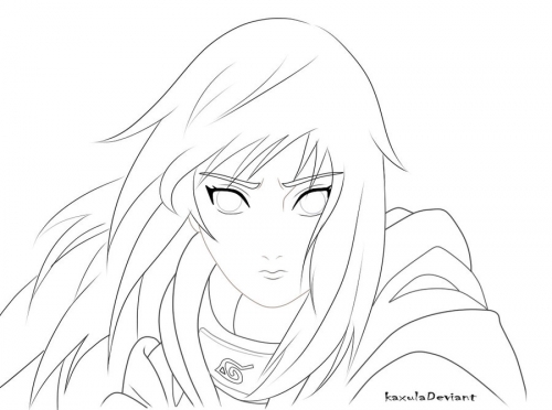 Раскраска Хинаты