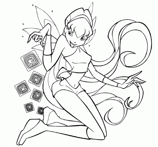 Раскраска Coloring Stella