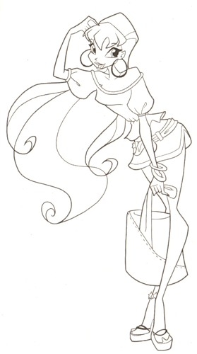 Раскраска Стелла Фруктовый Бар