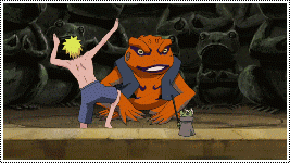 Анимация Наруто: Наруто тренируется