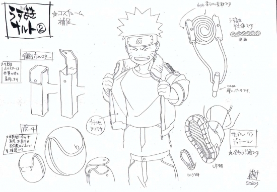 Наруто и элементы его экиипировки