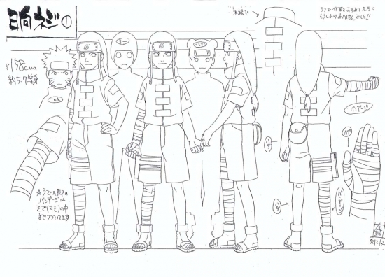 Зарисовки Неджи, в сравнении с другими