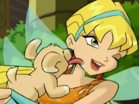 Стелла с щенком^^