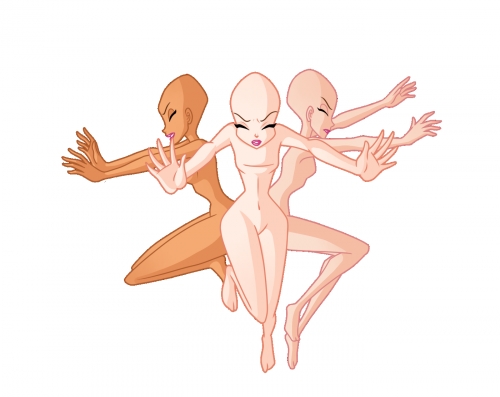 Манекен Винкс совместная атака