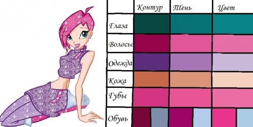Шаблоны и манекены Винкс 430