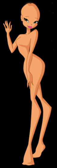 манекен Флоры из арта Animagifa