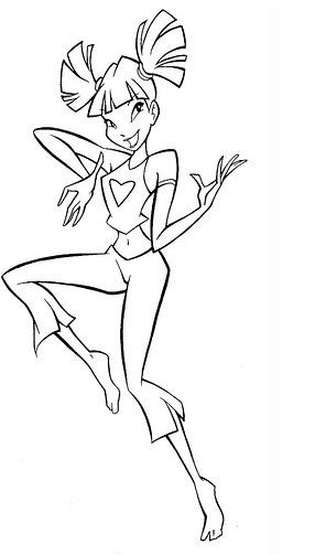 муза танцует