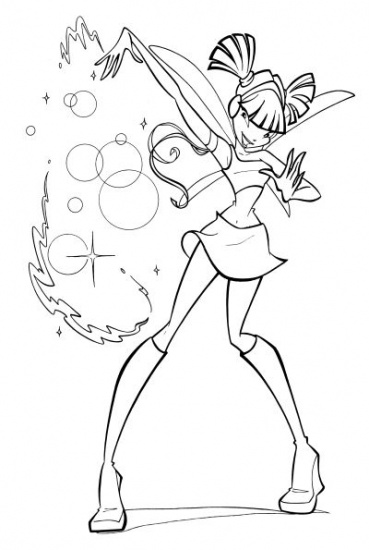 Раскраска Musa