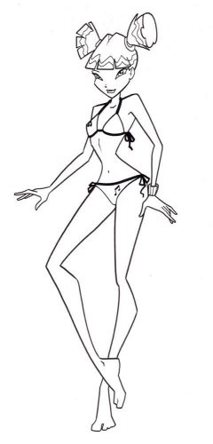 Раскраска Musa Winx