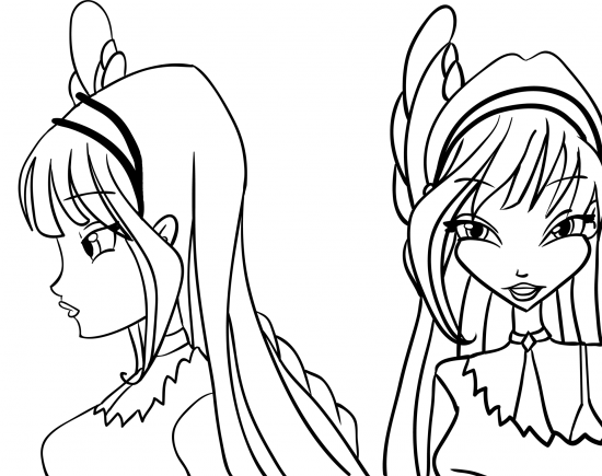 Муза. Раскраска