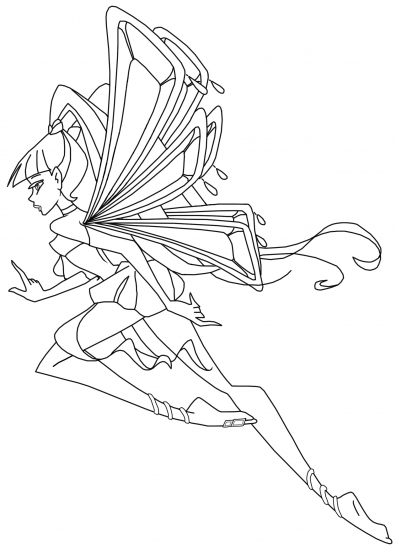 Раскраска Музы от Karino4ka1996