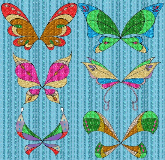 Крылья Винкс.Трансформация Ловикс в другом цвете.