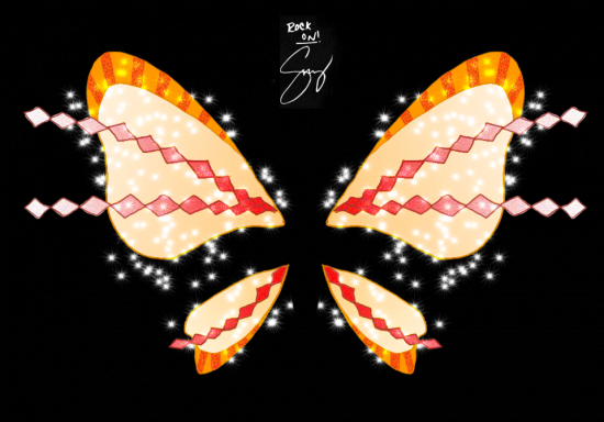 Крылышки Санди в биливиксе.