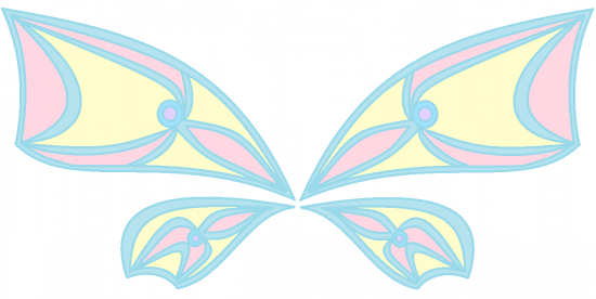 Крылья.Нарисованы на время