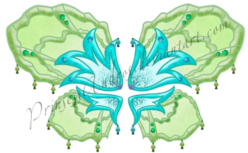 Крылья энчантикса для феи ракушек