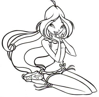 Раскраски флора