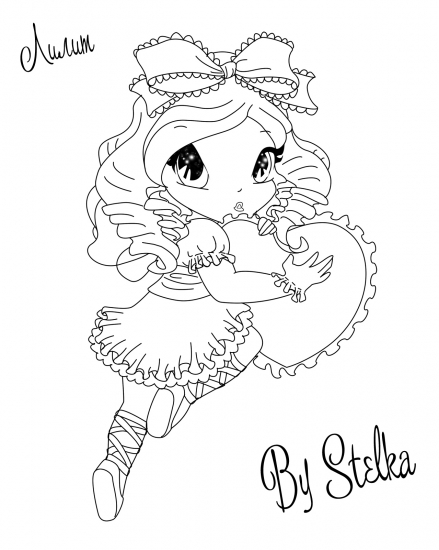 Раскраска поппикси Лилит