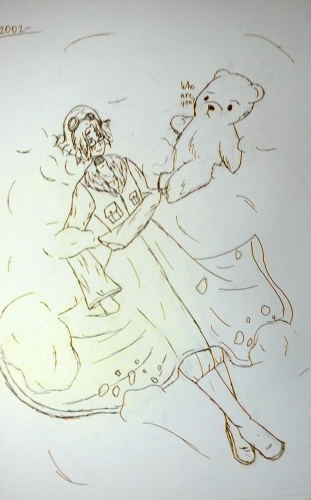 Канада с медвежонком *_*