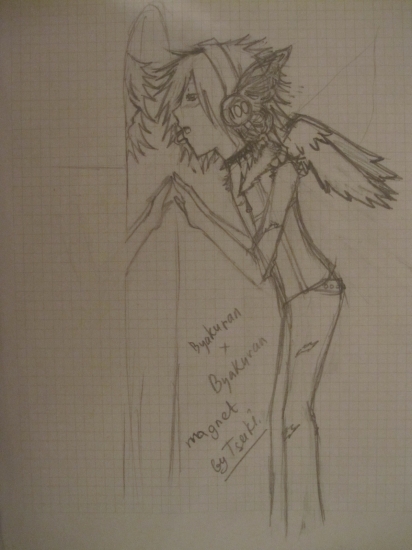 Бьякуран магнет (скетч).(KHR)