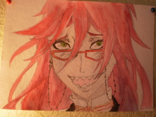 Грелль акварелью