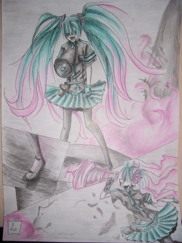 Miku Love is War комикс стр.2