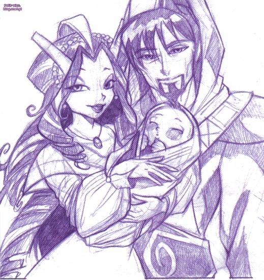 Родители Блум, концепт арт для первого фильма винкс