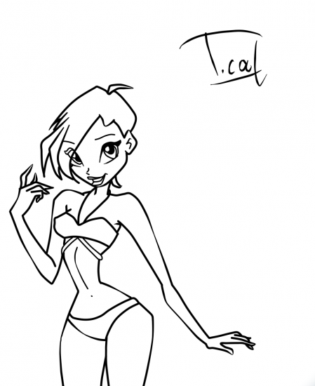 Раскраска Текна