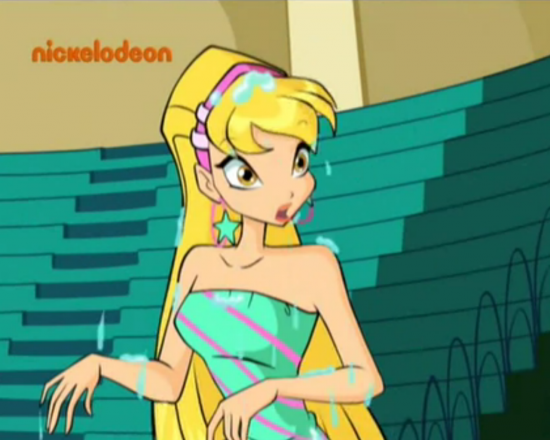 Стелла намокла