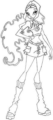 Раскраска Аиша