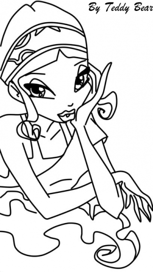 Лейла.Раскраска